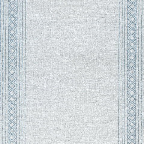 Azelhurst Blue/Ivory/Gray Large Rug- Viva Furn