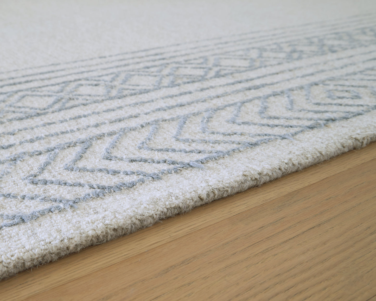 Azelhurst Blue/Ivory/Gray Large Rug- Viva Furn