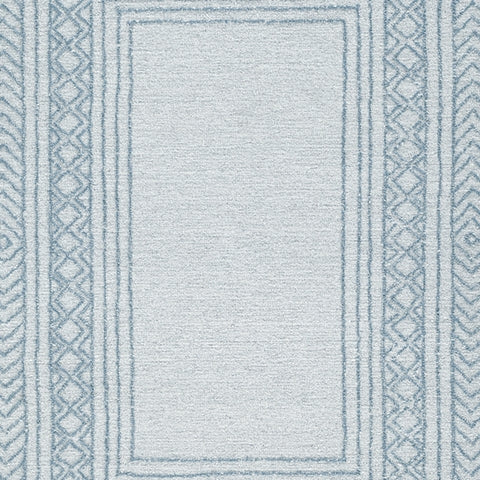 Azelhurst Blue/Ivory/Gray Medium Rug- Viva Furn
