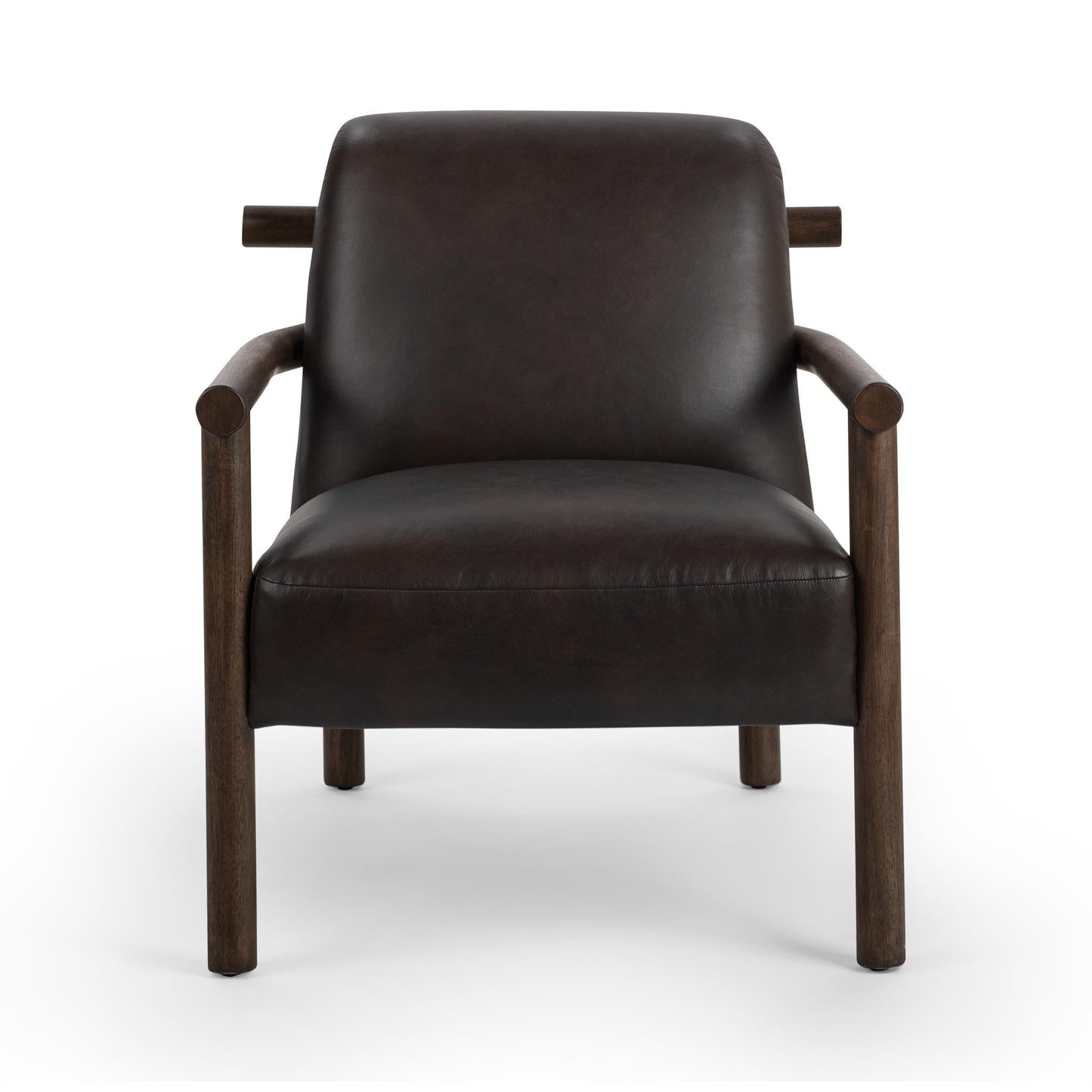 Azoria Dark Roast Accent Chair - Ornate Home