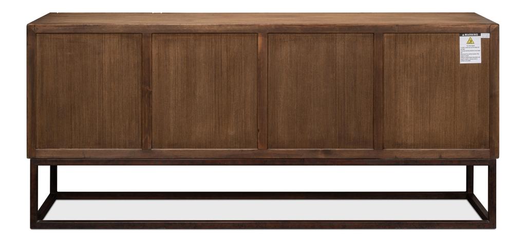 Aztec Brown Sideboard On Stand - Ornate Home