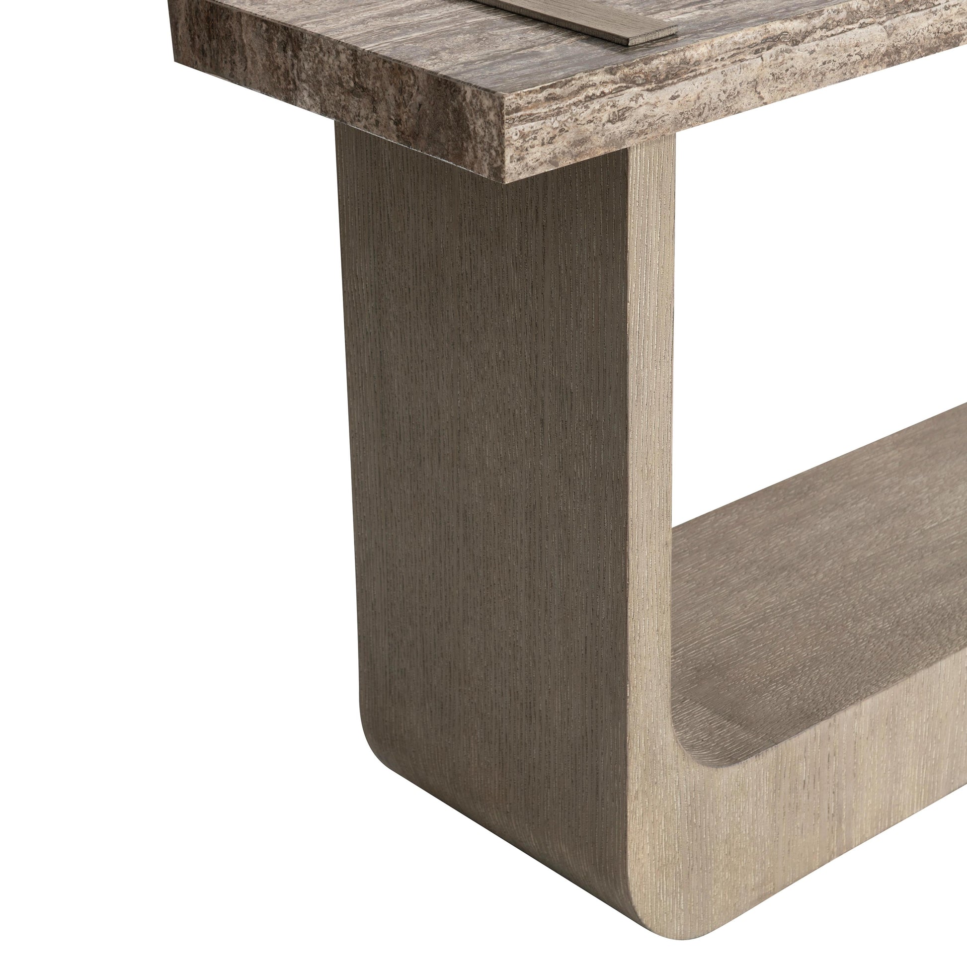 Azzura Weathered Greige Console Table - Ornate Home