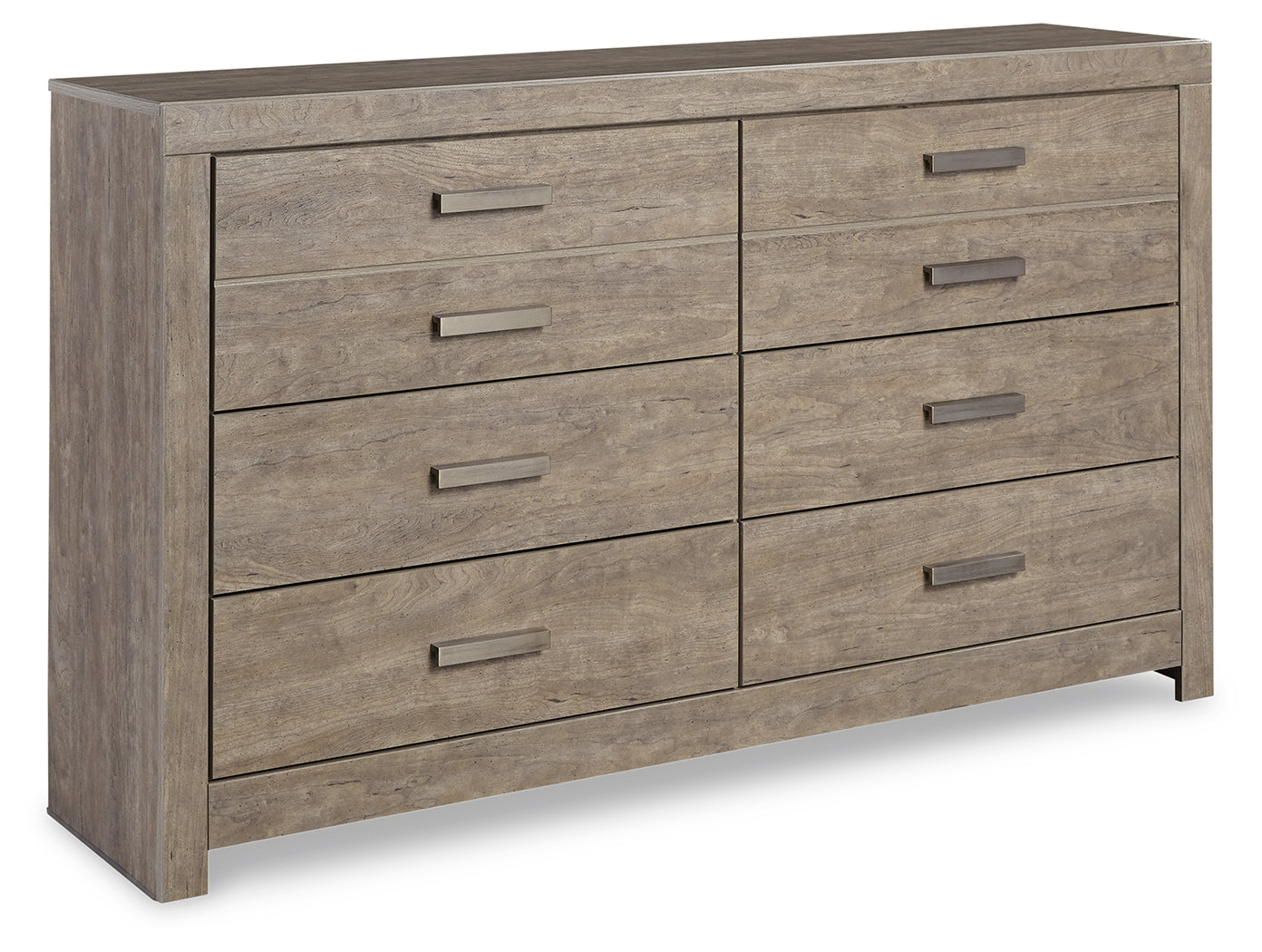 Culverbach Gray Full Panel Bedroom Set with Dresser, Chest and Nightstand