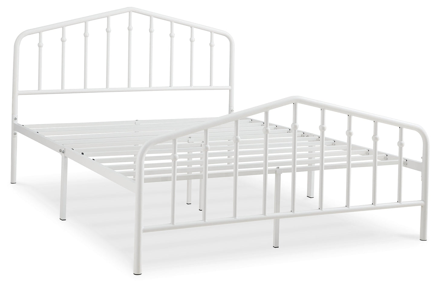 Trentlore White Full Metal Bed