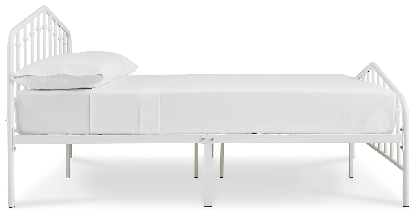 Trentlore White Full Metal Bed