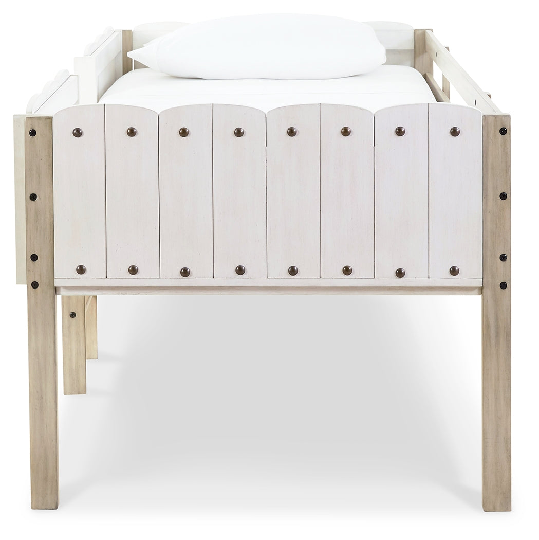 Wrenalyn Two-tone Twin Loft Bed Frame