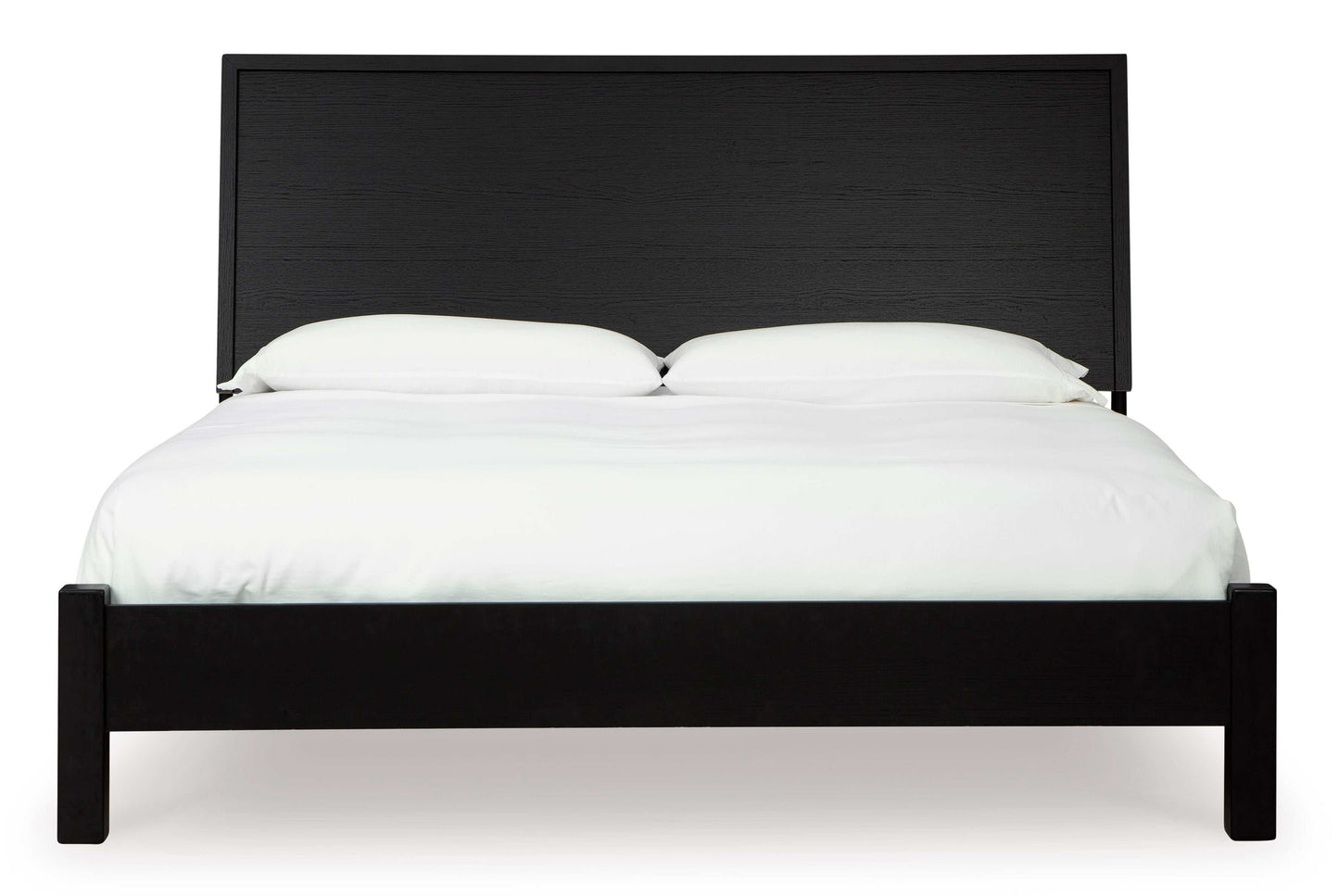 Danziar Black King Panel Bed