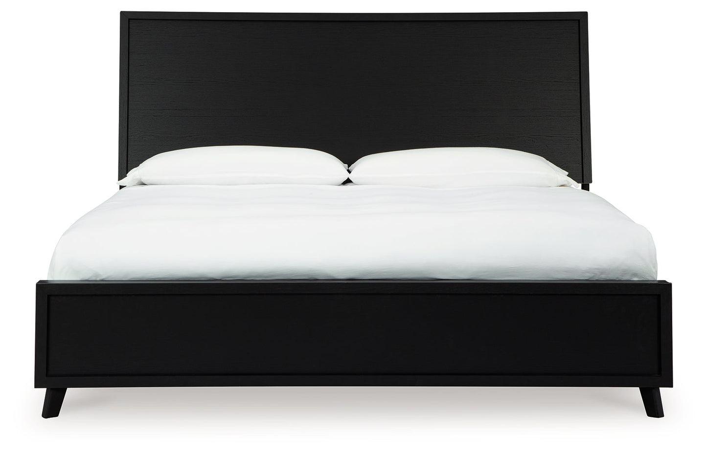 Danziar Black Queen Panel Bedroom Set with Dresser and Nightstand