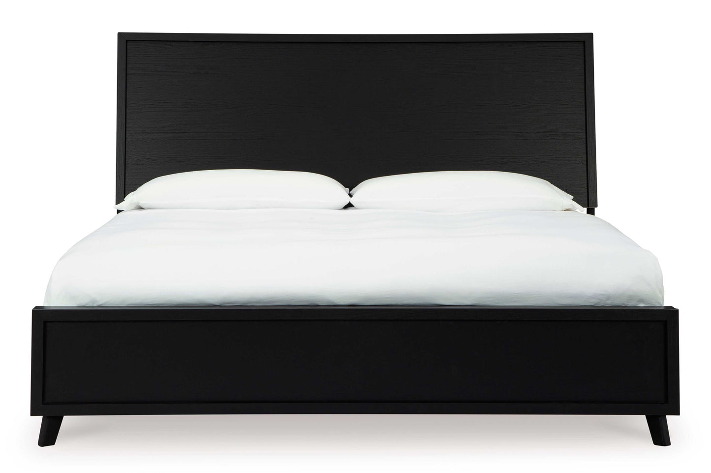 Danziar Black Queen Panel Bed