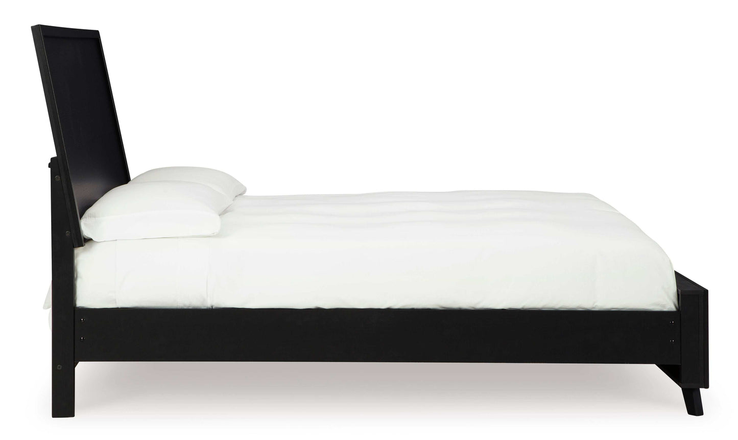 Danziar Black Queen Panel Bed