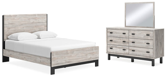 Vessalli Queen Panel Bedroom Set with Dresser and Mirror