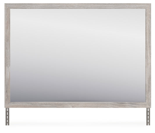 Vessalli Gray Bedroom Mirror