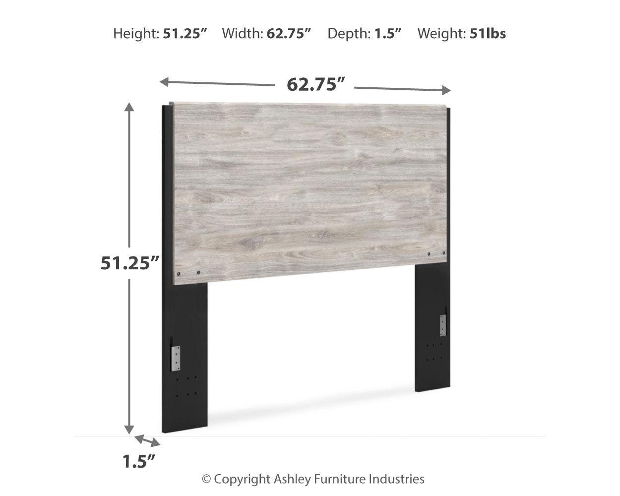 Vessalli Queen Panel Headboard, Dresser and Mirror