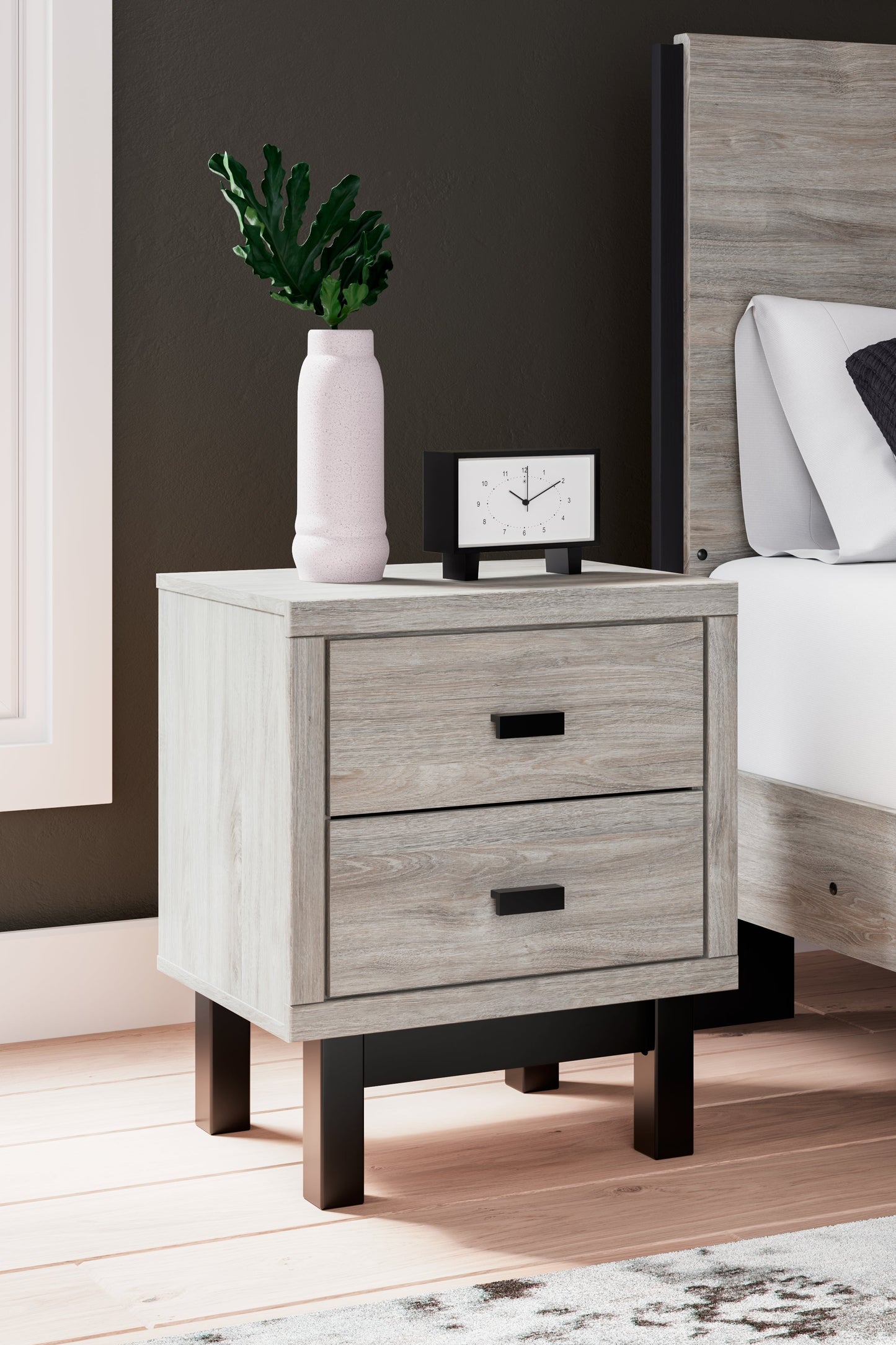 Vessalli Two-tone Nightstand