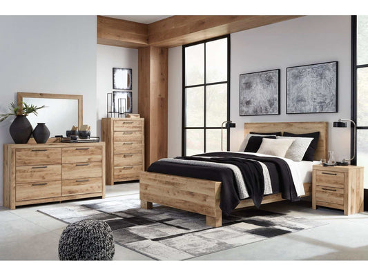 Hyanna Tan Panel Bedroom Sets