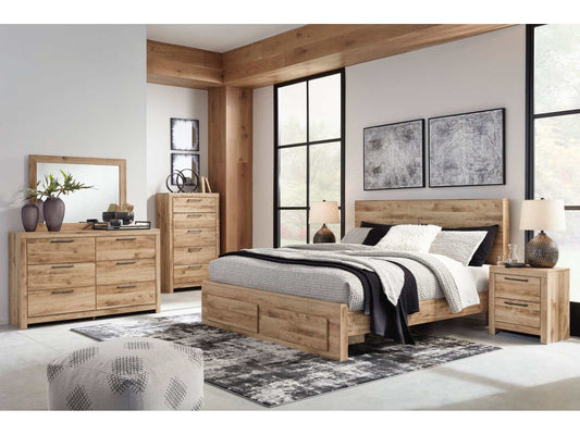 Hyanna Tan Storage Bedroom Sets