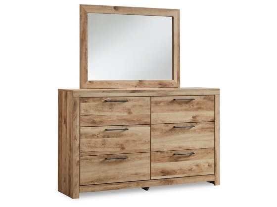 Hyanna Tan Dresser & Mirror