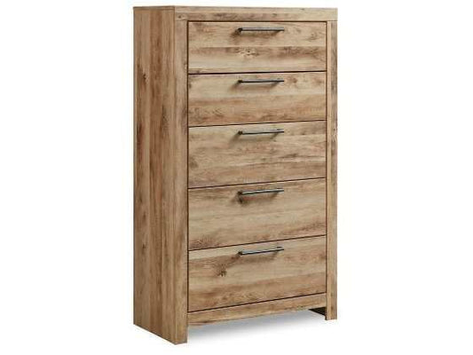 Hyanna Tan Chest w/ 5 Drawers