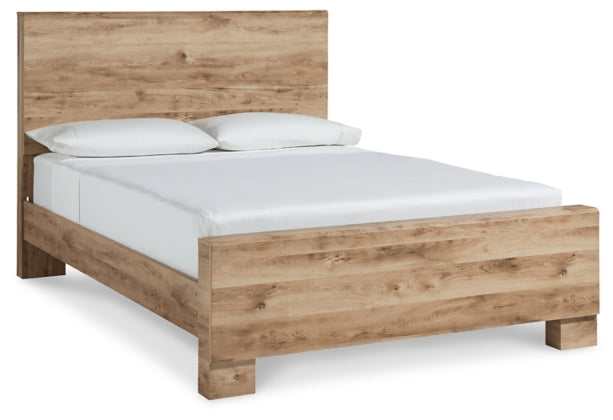 Hyanna Tan Panel Bed