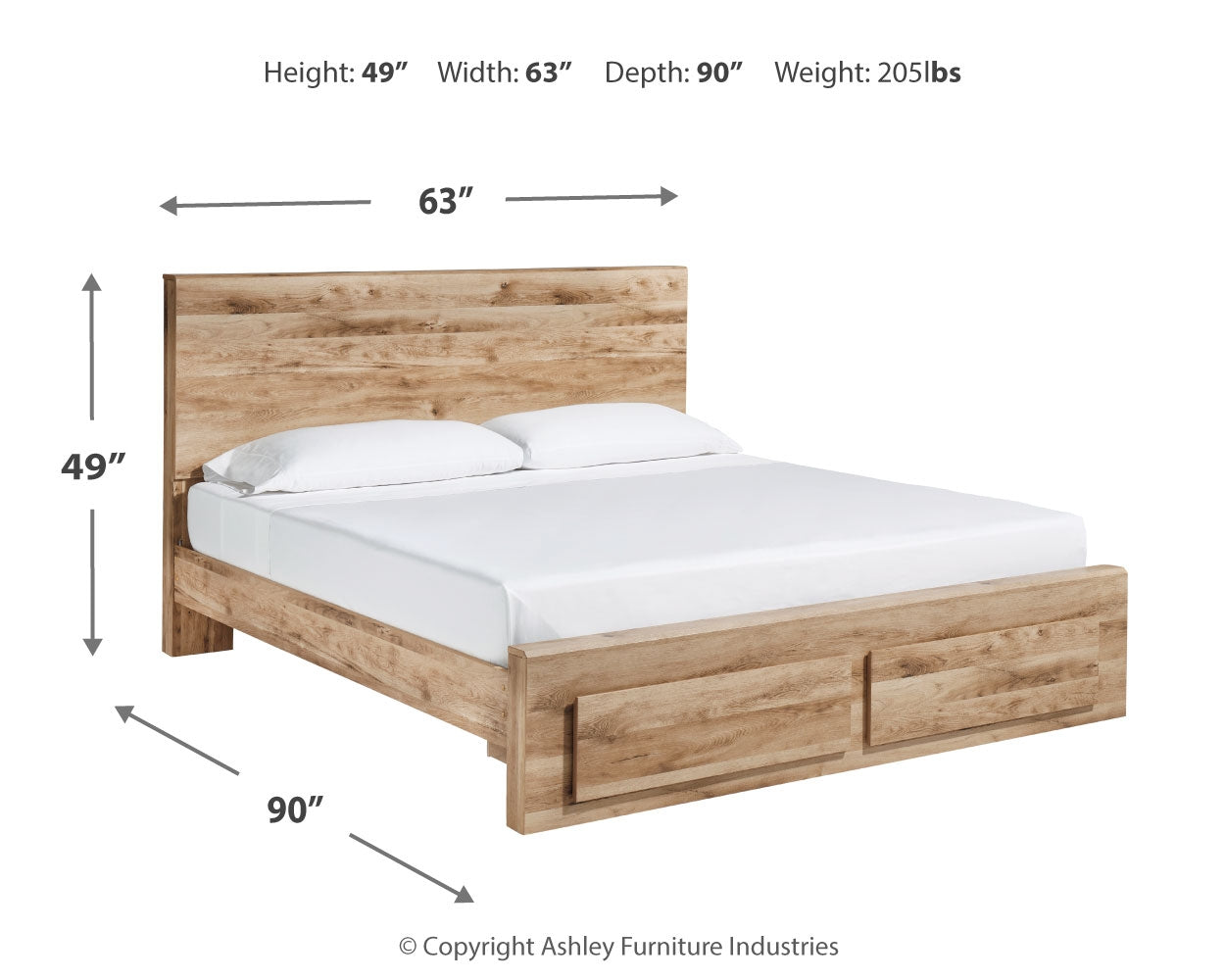 Hyanna Queen Storage Bedroom Set with Dresser and 2 Nightstands