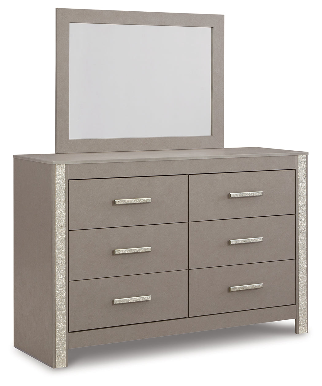 Surancha Queen Panel Bedroom Set with Dresser and Mirror