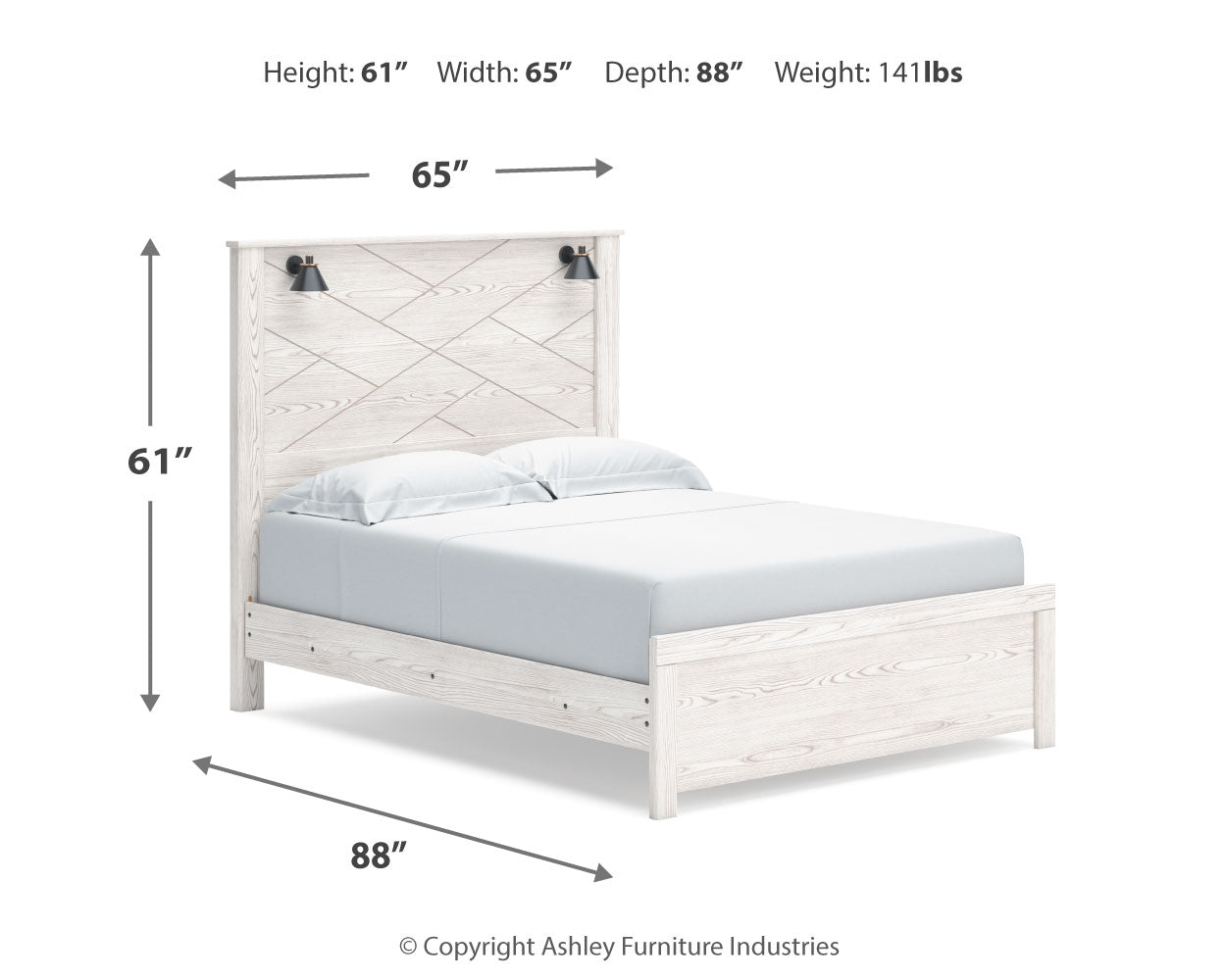 Gerridan Queen Panel Bedroom Set with Dresser and Mirror