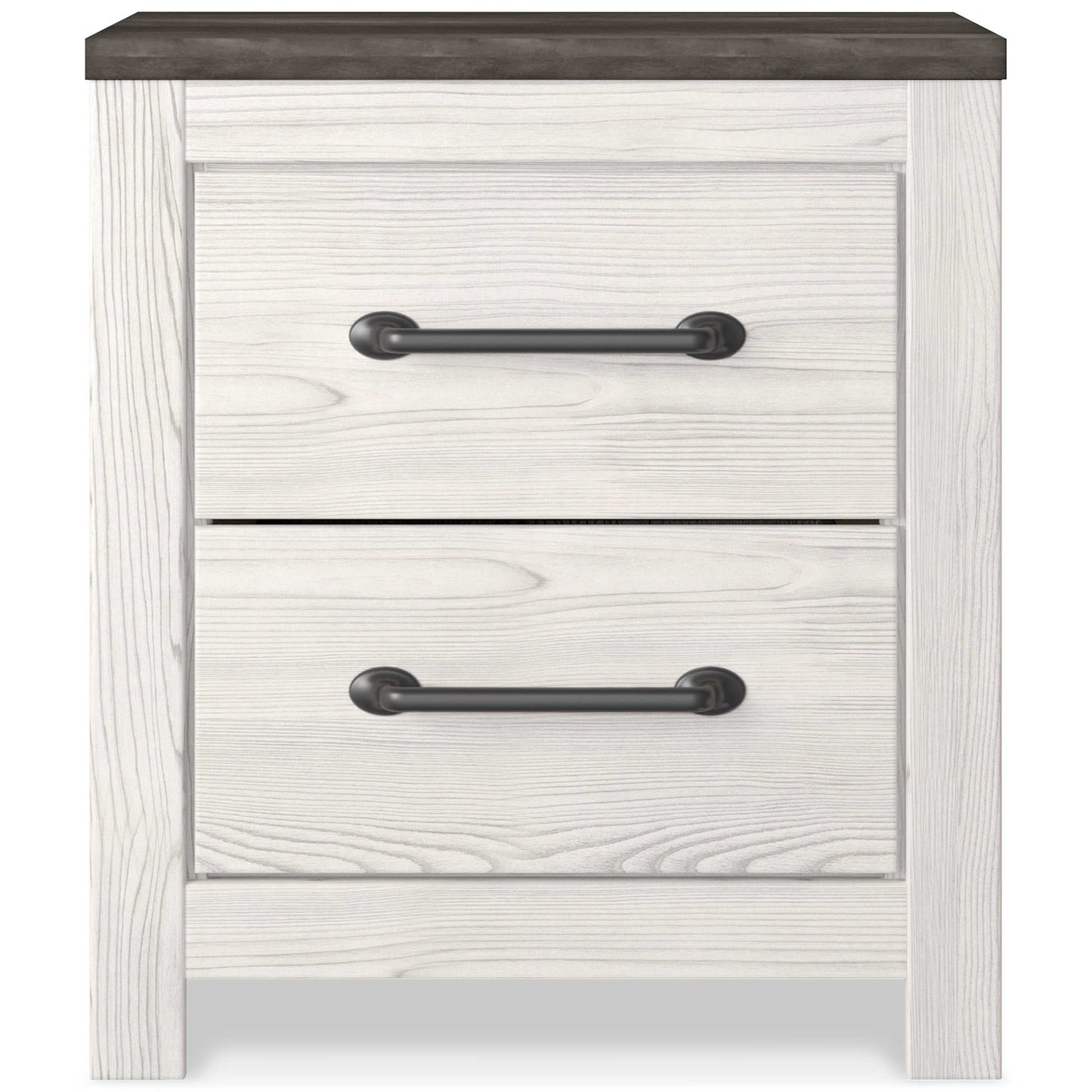 Gerridan White & Gray Nightstand