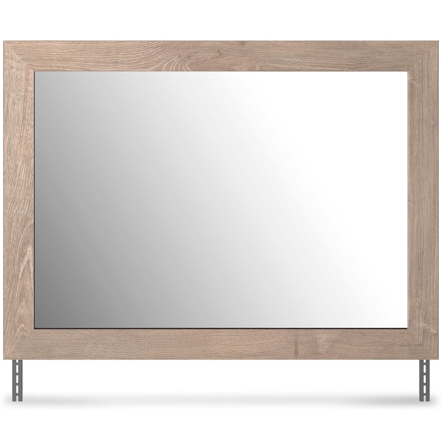 Senniberg Light Brown/White Dresser & Mirror