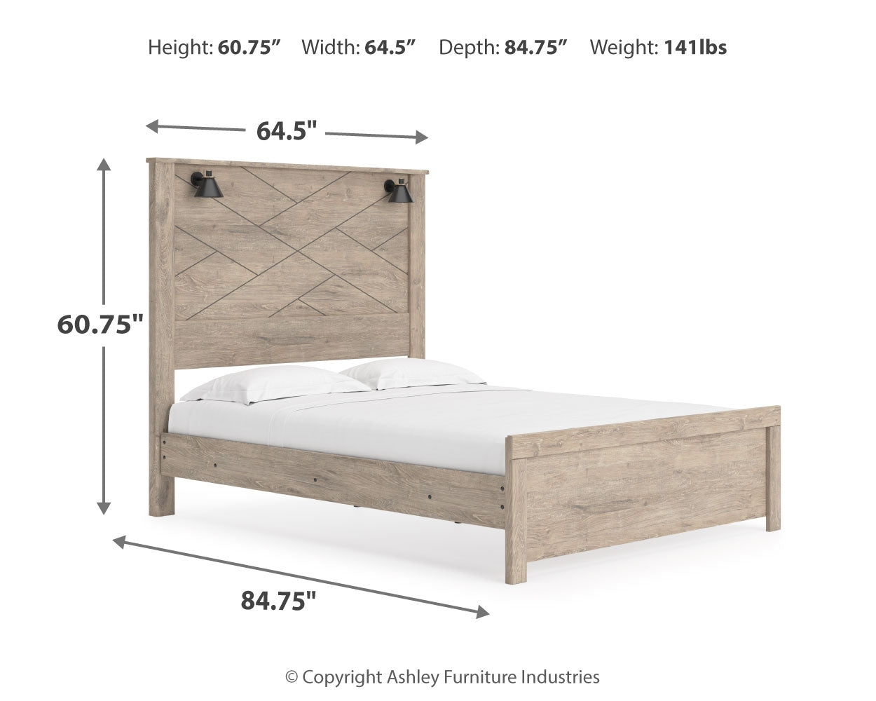 Senniberg Queen Panel Bedroom Set with Dresser and Mirror