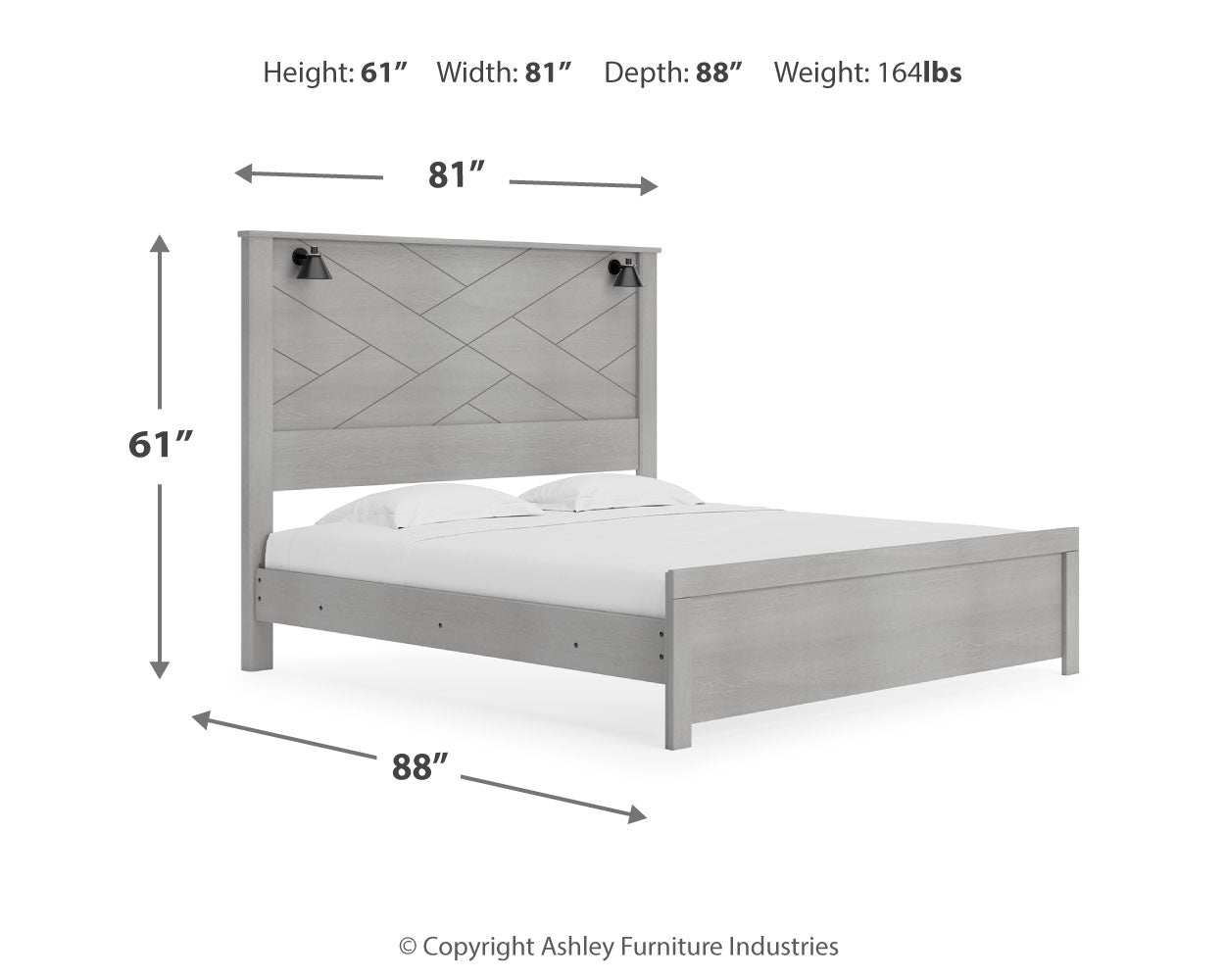 Cottonburg King Panel Bedroom Set with Dresser and Mirror