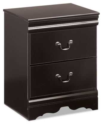 Huey Vineyard Black Nightstand