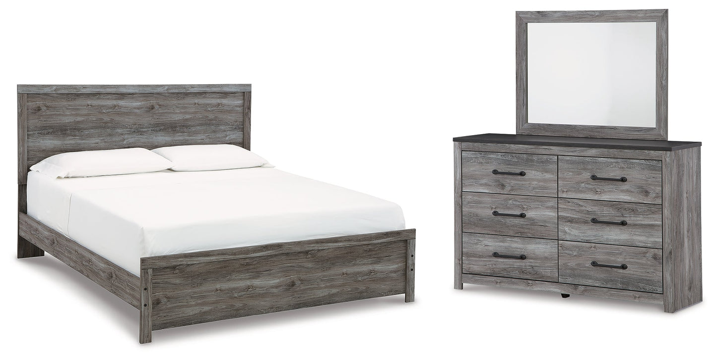 Bronyan King Panel Bedroom Set with Dresser and Mirror