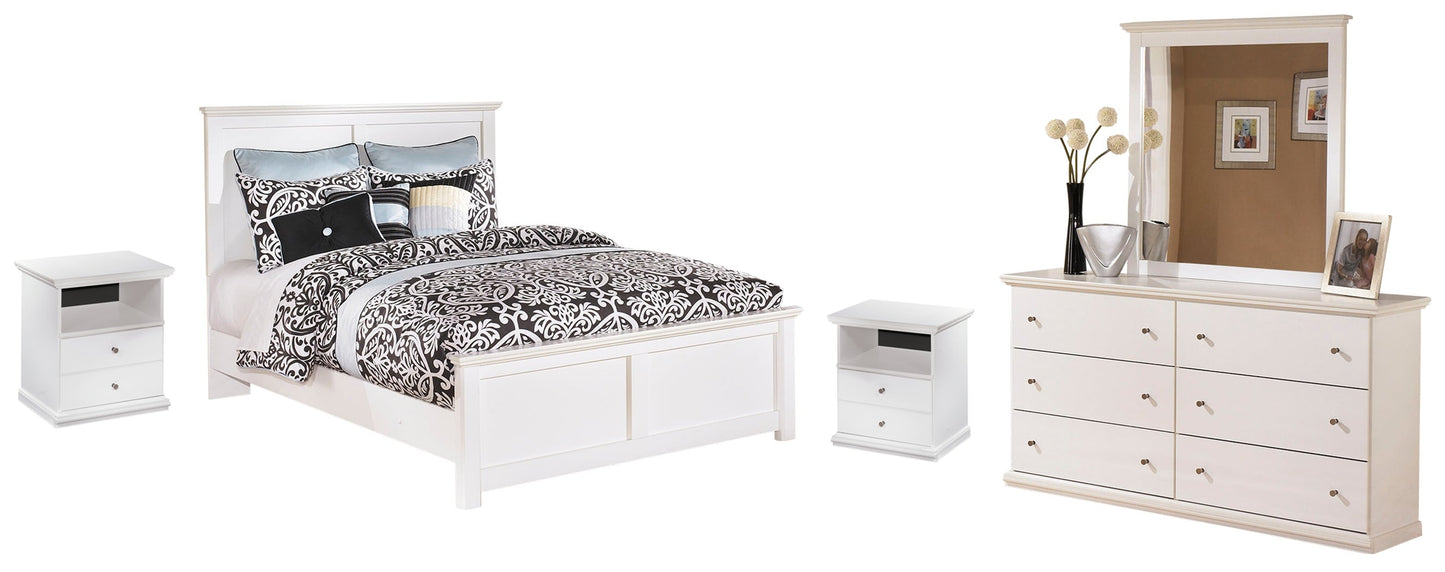 Bostwick Shoals Queen Panel Bedroom Set with Dresser and Mirror