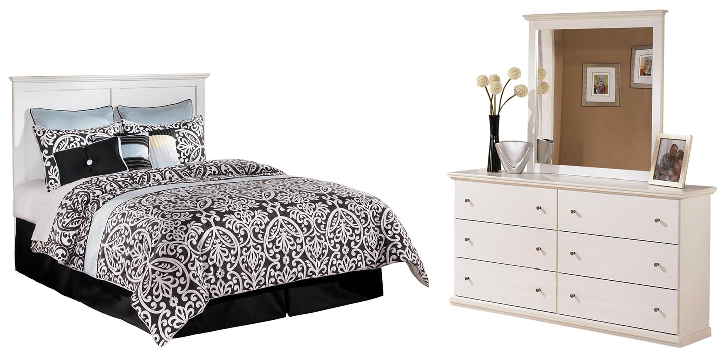 Bostwick Shoals Queen/Full Panel Headboard, Dresser and Mirror