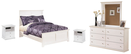 Bostwick Shoals Full Panel Bedroom Set with Dresser and Mirror