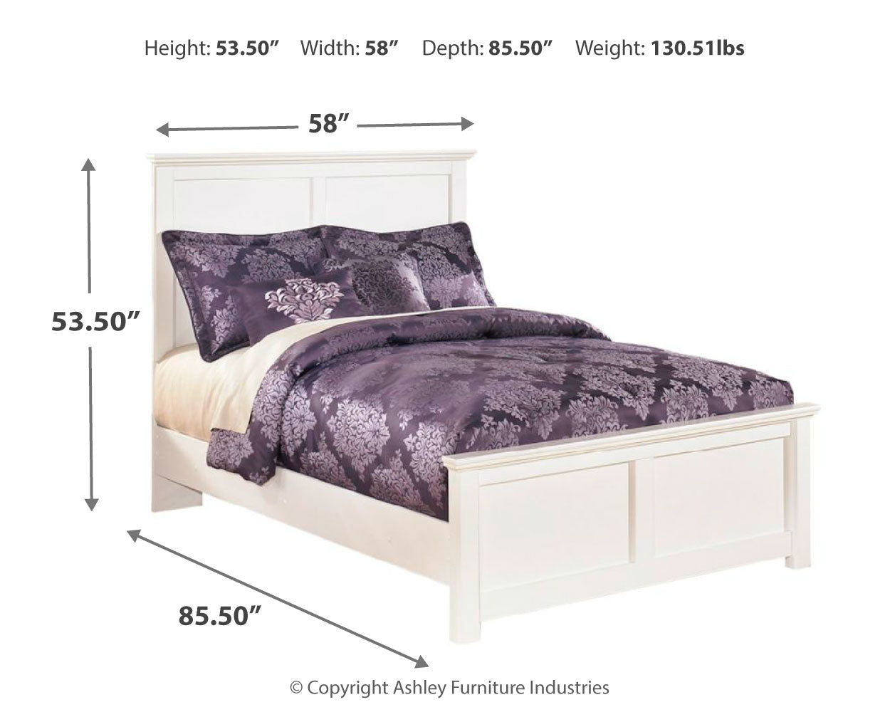 Bostwick Shoals Full Panel Bedroom Set with Dresser and Mirror