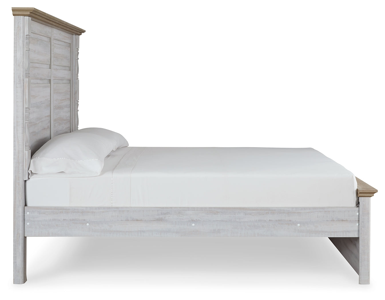 Haven Bay Two-tone King Panel Bed