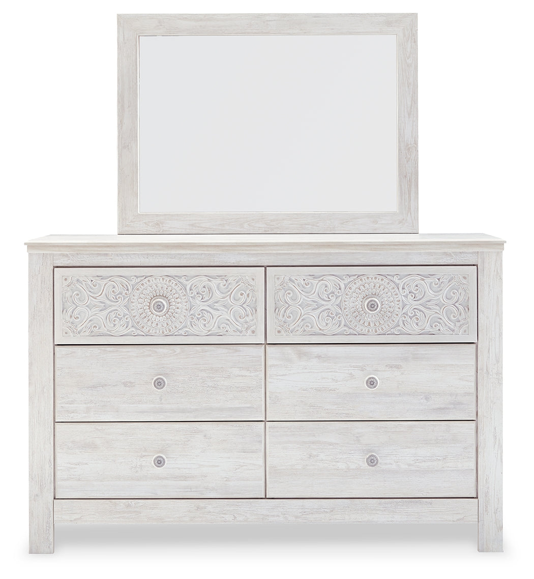 Paxberry Queen Panel Bedroom Set with Dresser and Mirror