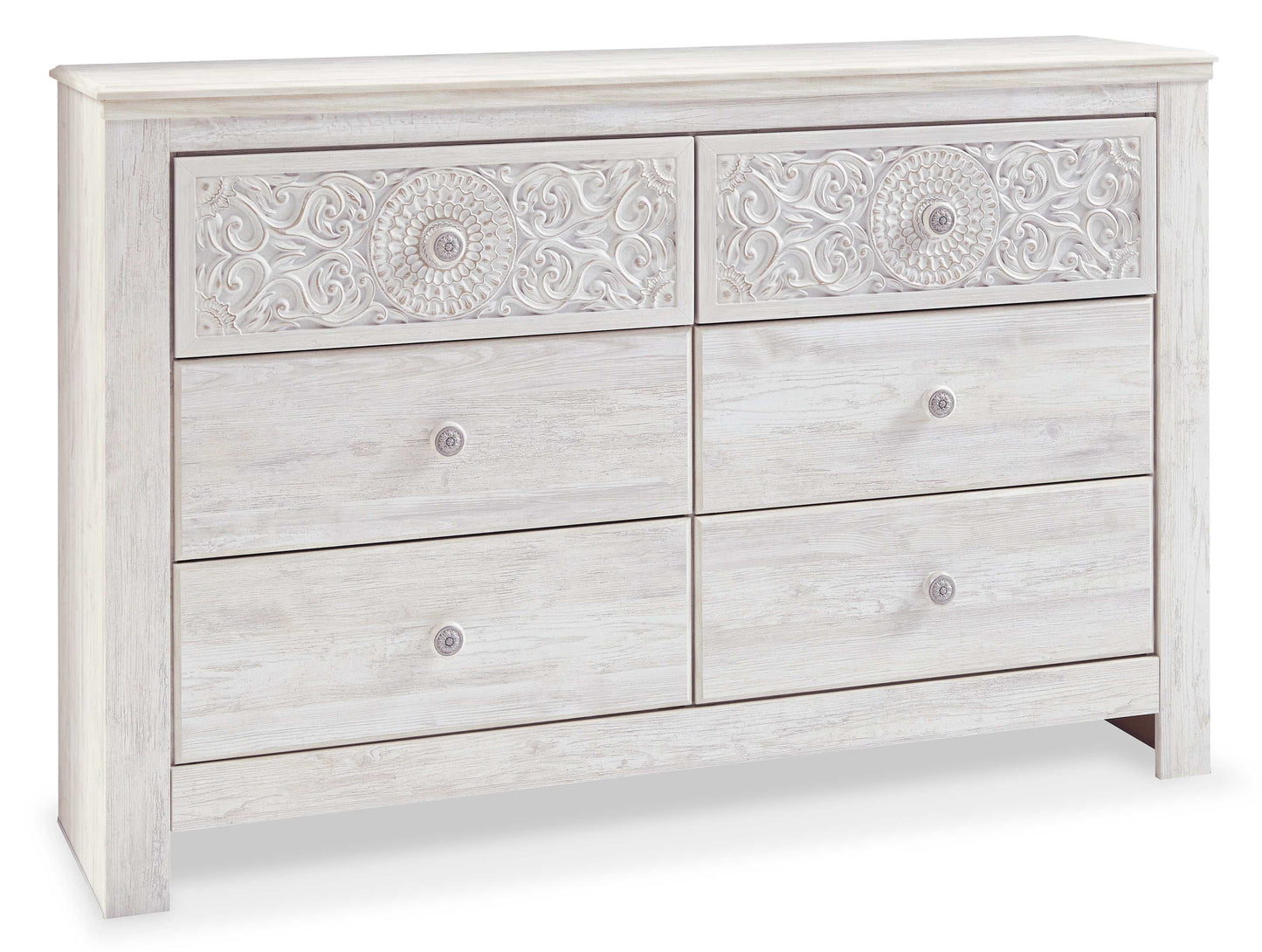 Paxberry Whitewash Dresser