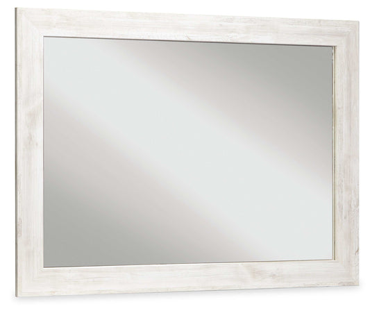 Paxberry Whitewash Bedroom Mirror