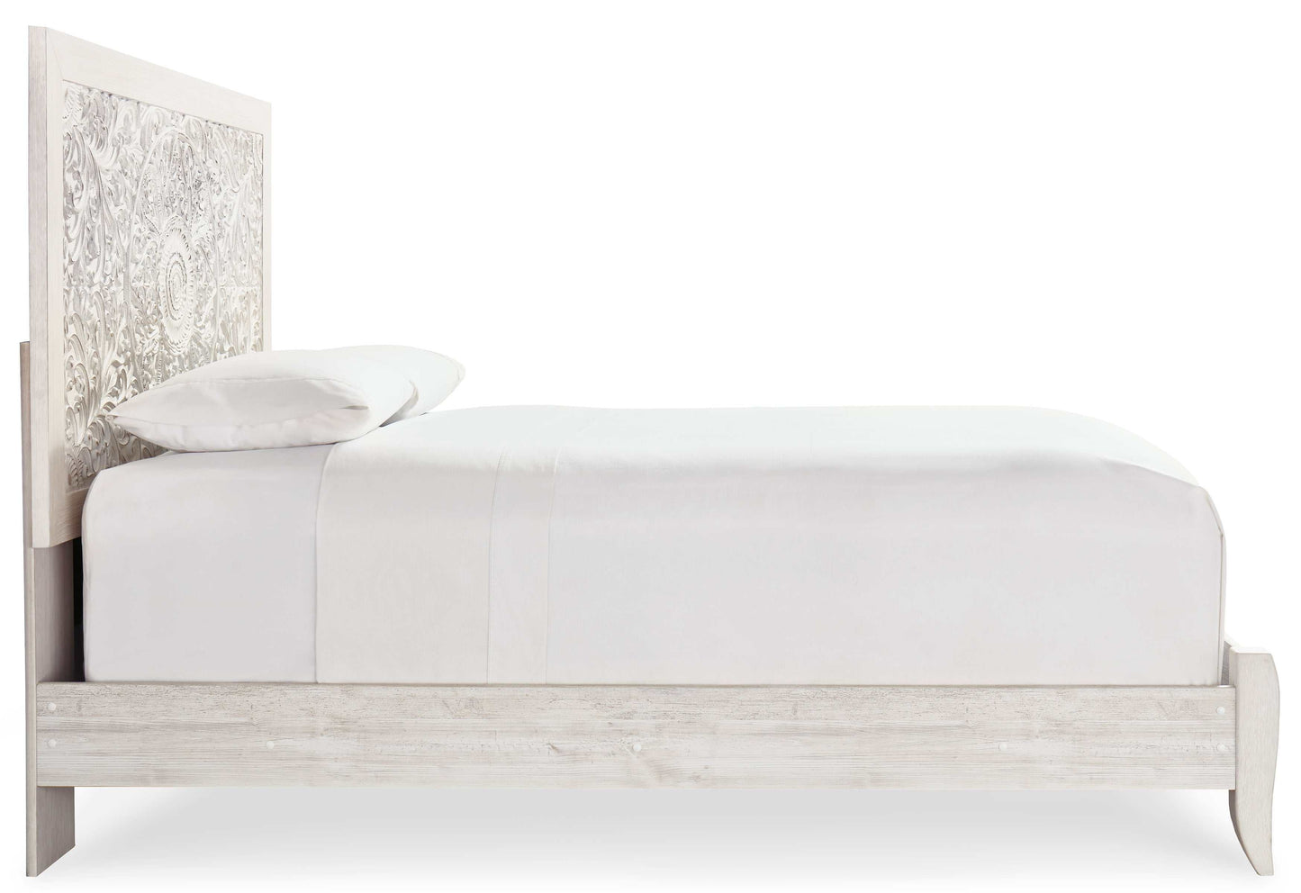 Paxberry Whitewash Queen Panel Bed