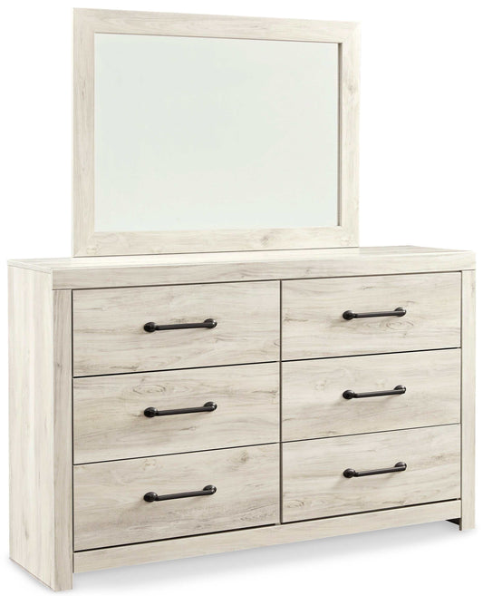 Cambeck Whitewash Dresser & Mirror