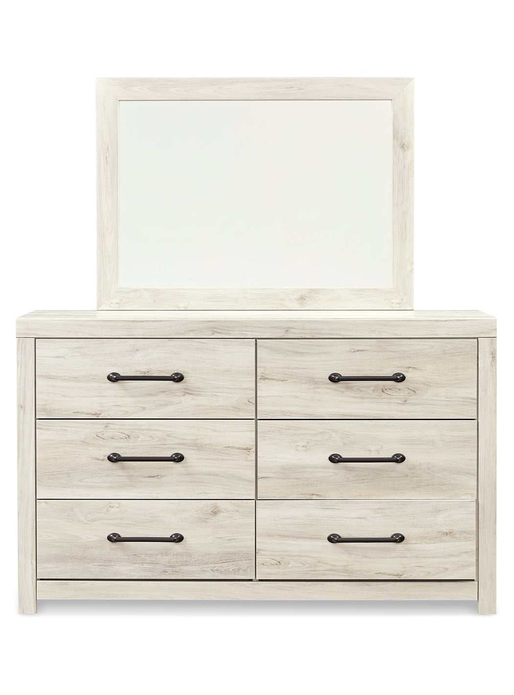 Cambeck Whitewash Twin Panel Bedroom Set w/ 2 Storage Drawers