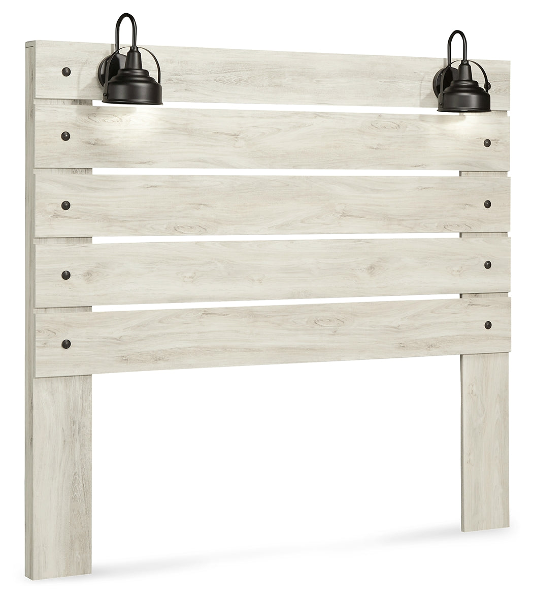 Cambeck Whitewash Queen Panel Headboard, Dresser, Mirror, and Nightstand