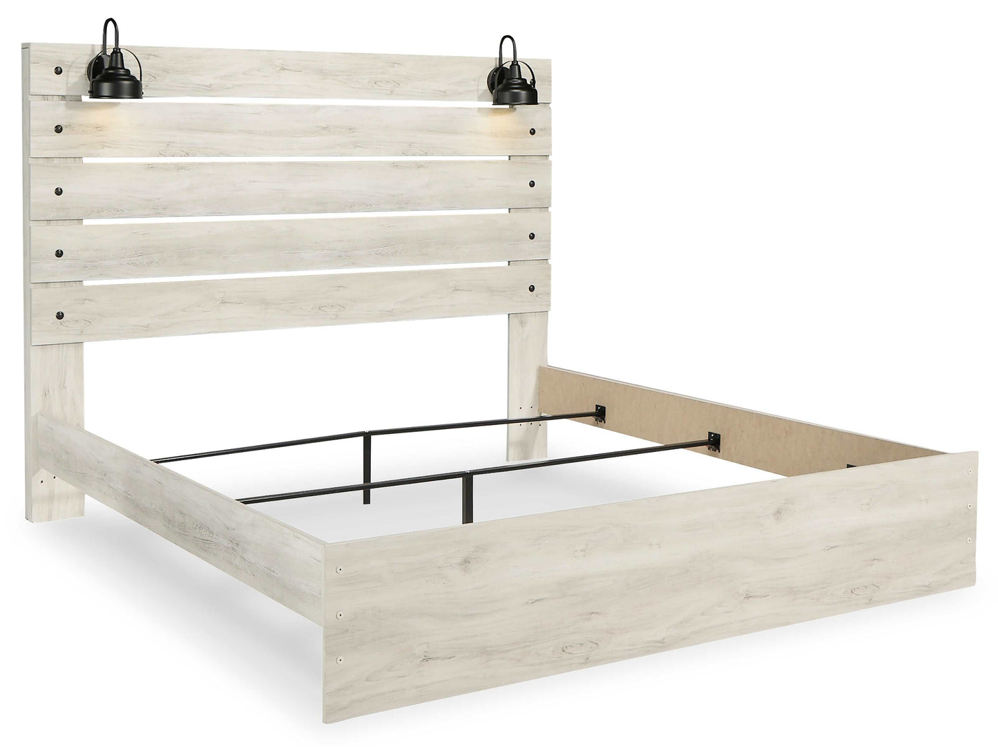 Cambeck Whitewash King Panel Bed