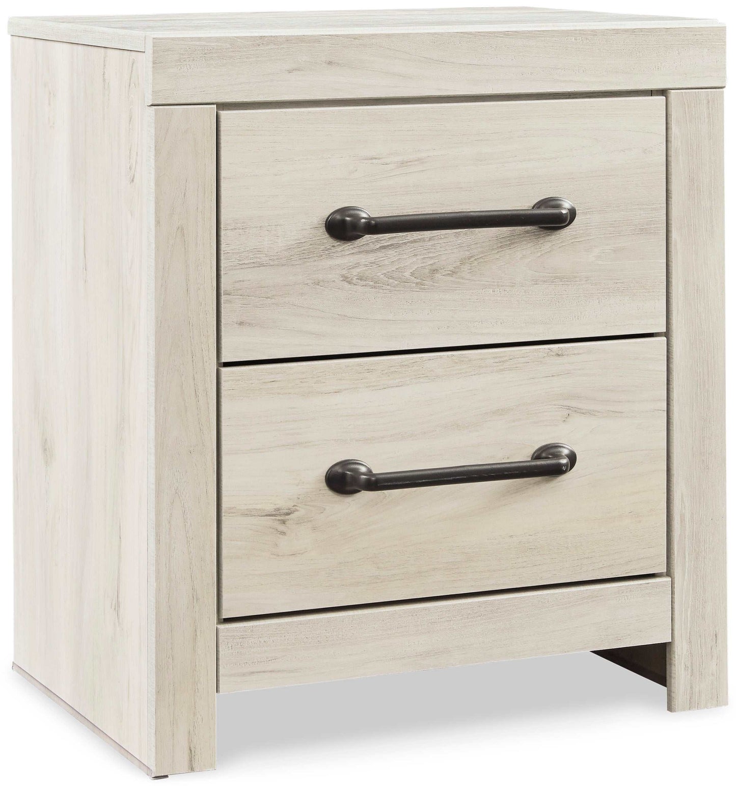 Cambeck Whitewash King Panel Bedroom Set w/ 2 Storage Drawers