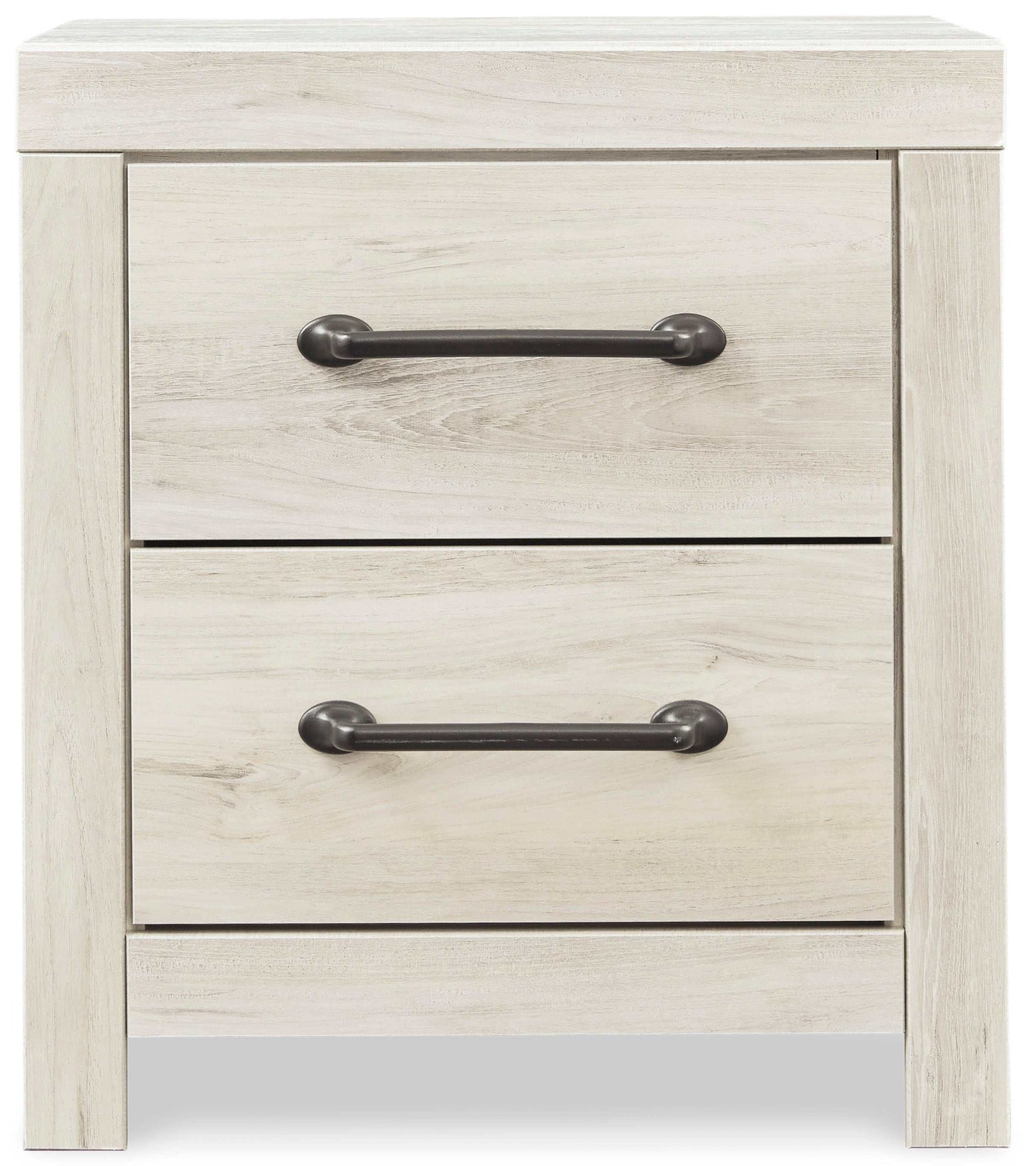 Cambeck Whitewash Twin Panel Bedroom Set w/ 2 Storage Drawers