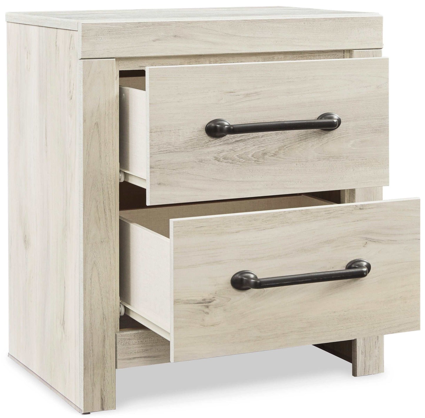 Cambeck Whitewash Full Panel Bedroom Set w/ 2 Storage Drawers