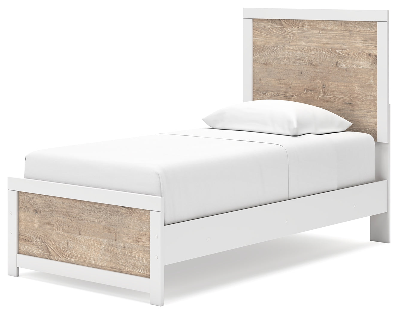 Charbitt Two-tone Twin Panel Bed