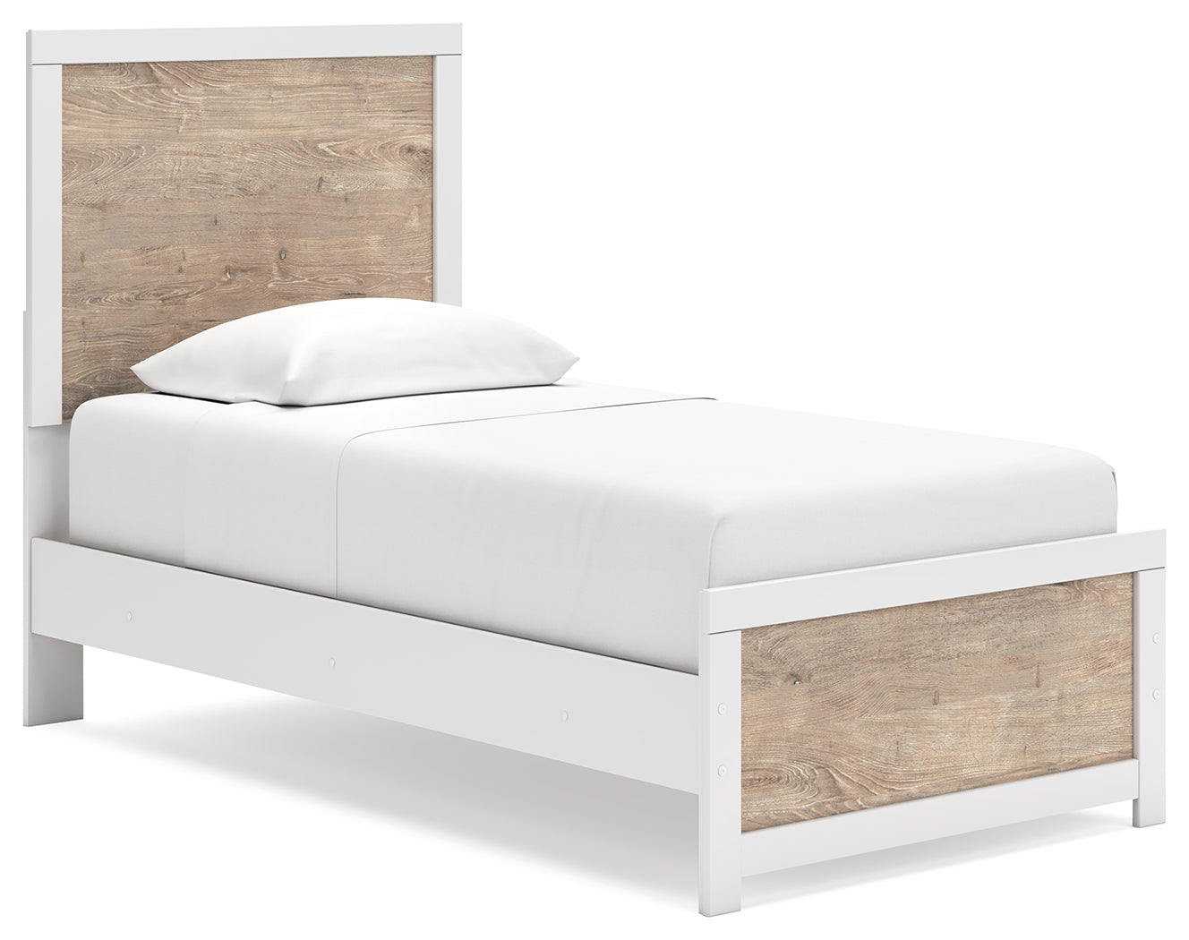 Charbitt Two-tone Twin Panel Bed